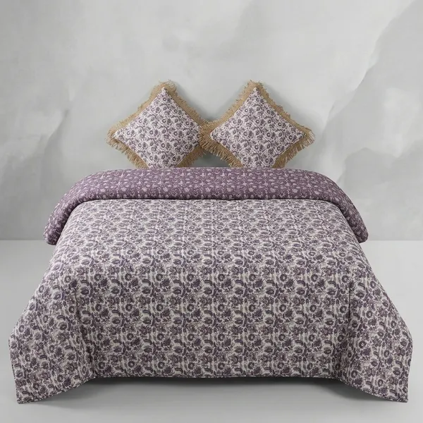Purple_Colour_Reversible_Ac_Comforters_(_Dohar)-_Single_Bed_Pair