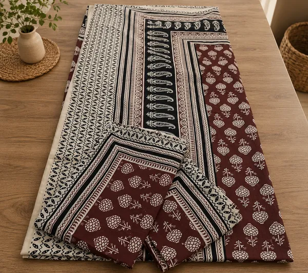 Maroon_Cotton_Bagru_Print_King_Size_Bedsheet_With_2_Pillow_Covers