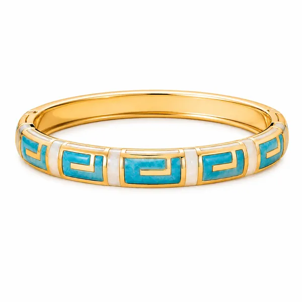 ORNIQUE_Azure_Mosaic_Bangle