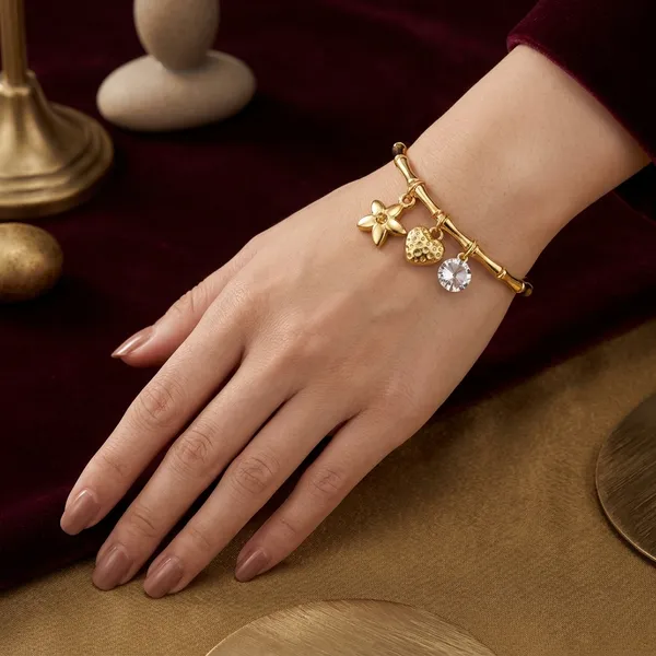 Golden_Blossom_Charm_Bracelet