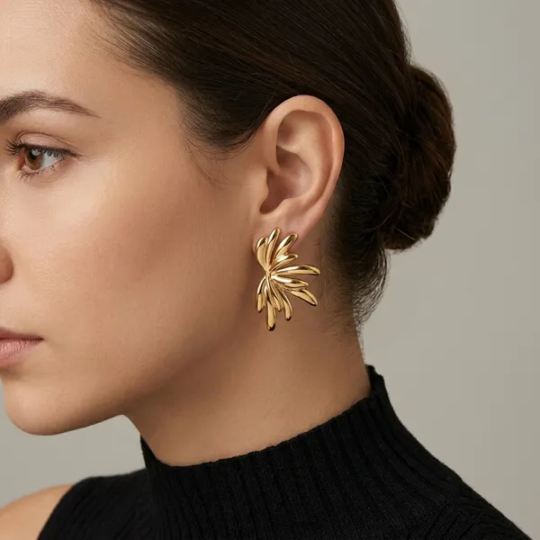 Gold_Stainless_Steel_Premium_And_Elegant_Earrings_For_Women