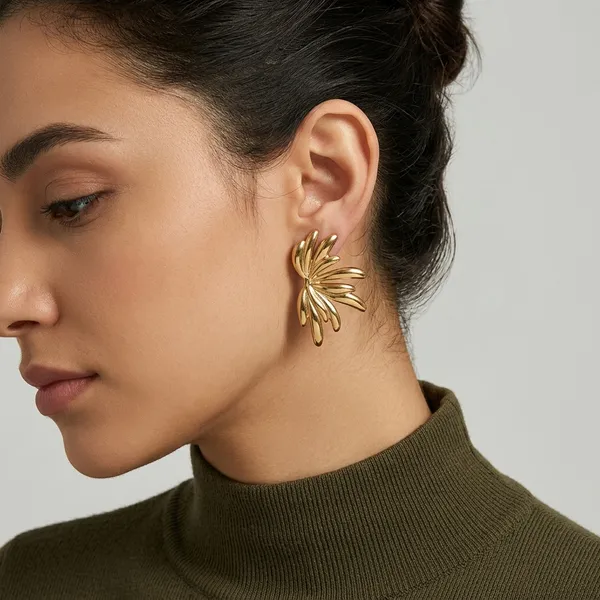 Gold_Stainless_Steel_Premium_And_Elegant_Earrings_For_Women