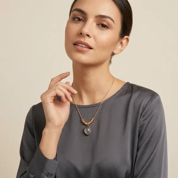 Gold_And_Grey_Stainless_Steel_Premium_And_Elegant_Pendant_Necklace_For_Women