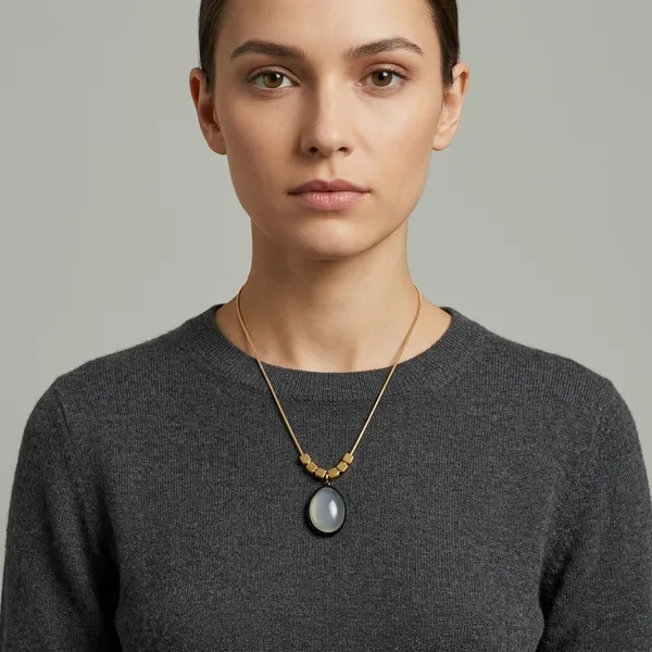 Gold_And_Grey_Stainless_Steel_Premium_And_Elegant_Pendant_Necklace_For_Women