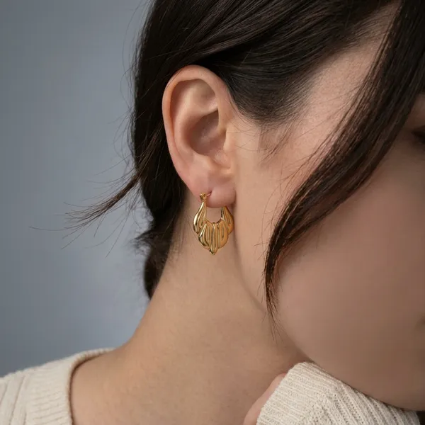 Gold_Stainless_Steel_Premium_And_Elegant_Hoop_Earrings_For_Women