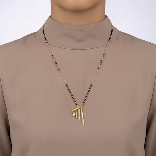 Golden_And_Black_Stainless_Steel_Premium_And_Elegant_Mangalsutra_Style_Pendant_Necklace_For_Women
