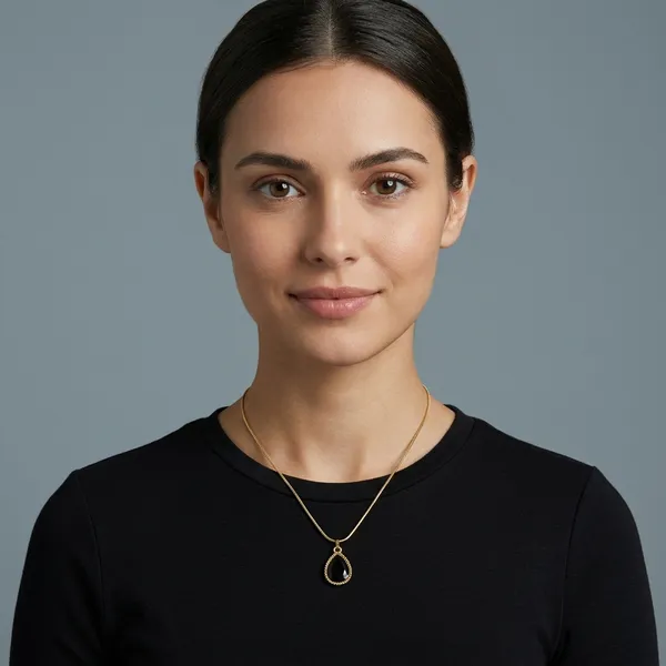 Gold_And_Black_Stainless_Steel_Premium_And_Elegant_Pendant_Necklace_For_Women