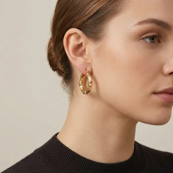 Gold_Stainless_Steel_Premium_And_Elegant_Hoop_Earrings_For_Women