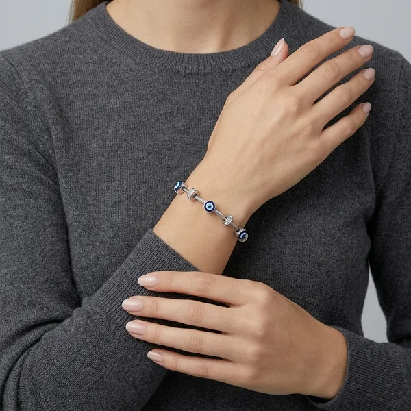 Silver_And_Blue_Stainless_Steel_Premium_And_Elegant_Bracelet_For_Women