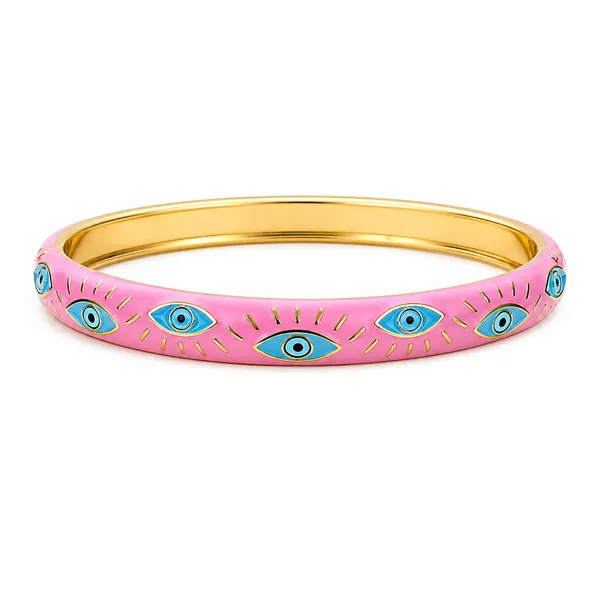ORNIQUE_Pink_Nazar_Bangle