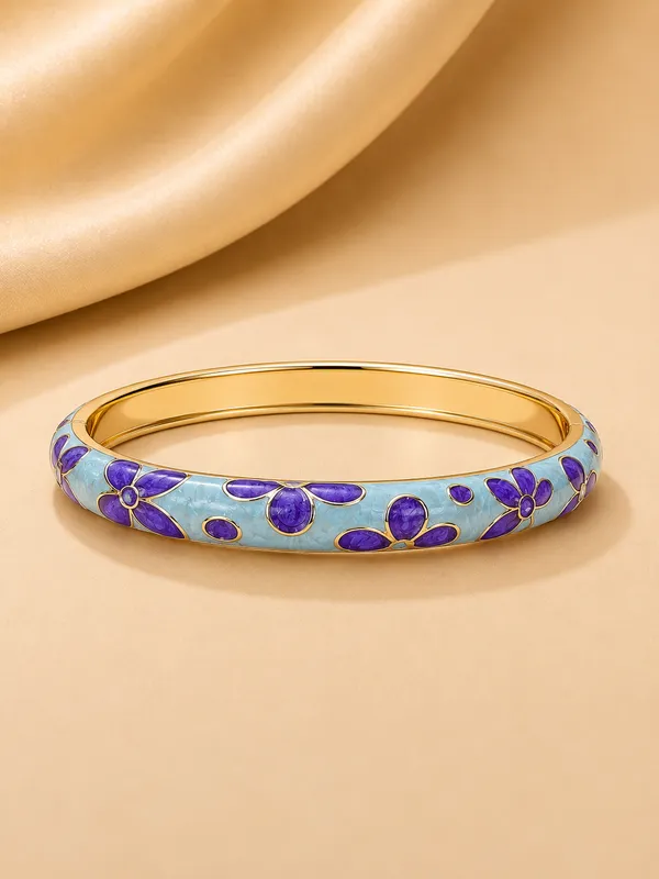 ORNIQUE_Periwinkle_Bloom_Bangle