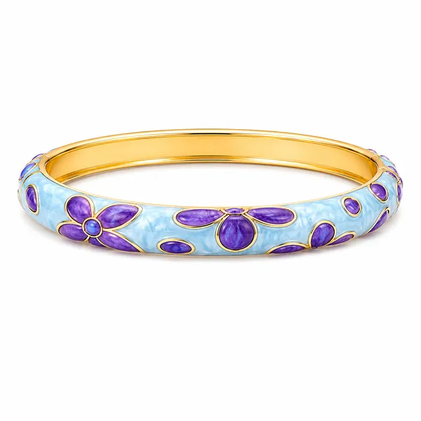 ORNIQUE_Periwinkle_Bloom_Bangle