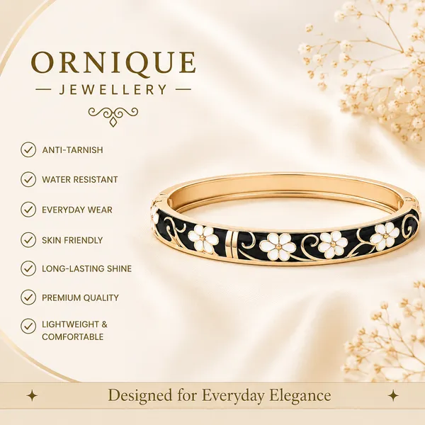 ORNIQUE_Midnight_Daisy_Bangle