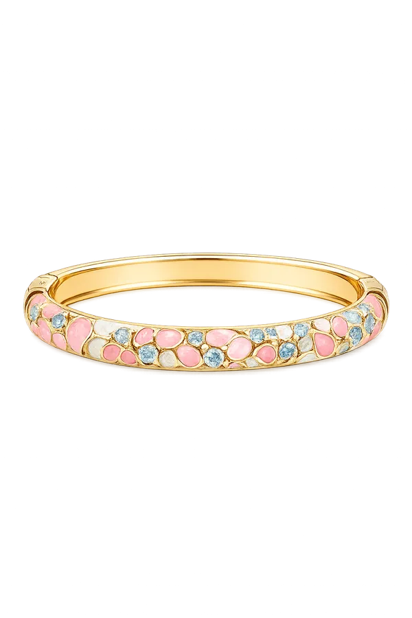 ORNIQUE_Blush_Blossom_Bangle