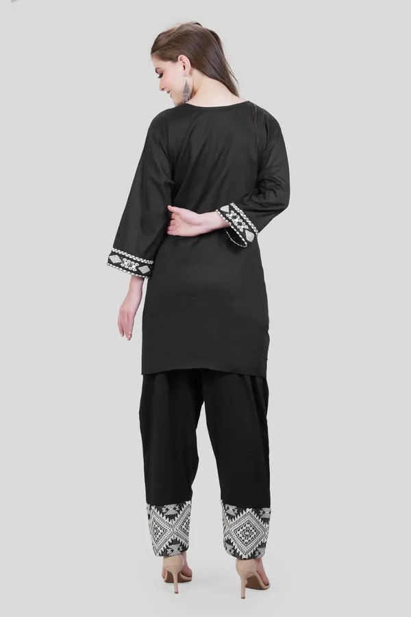 Black_Elegant_Design_Cotton_Co-Ord_Set_For_Women