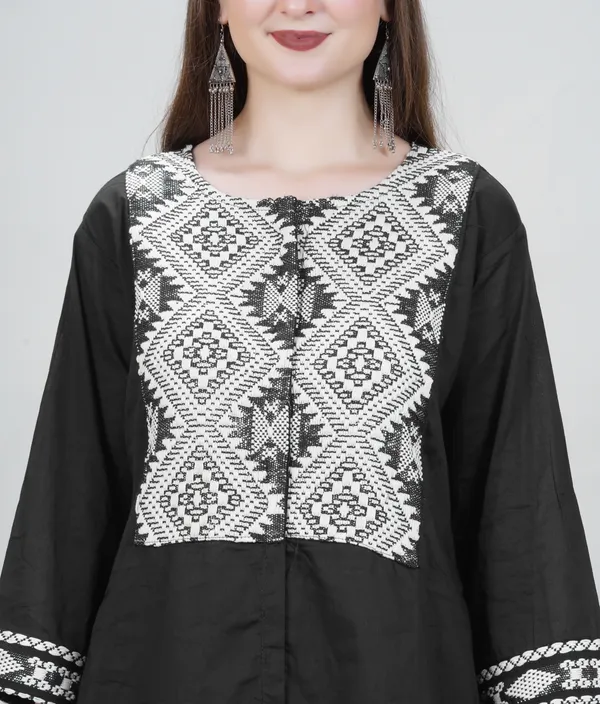 Black_Elegant_Design_Cotton_Co-Ord_Set_For_Women