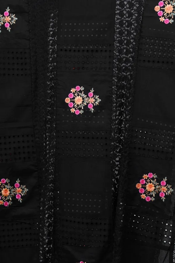 Black_Elegant_Design_Cotton_Suit_Set_For_Women