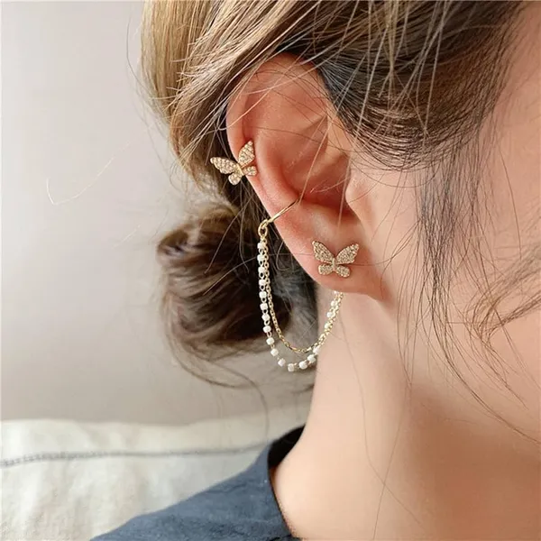 Gold_Stainless_Steel_Anti_Tarnish_Earrings_Set_Of_2
