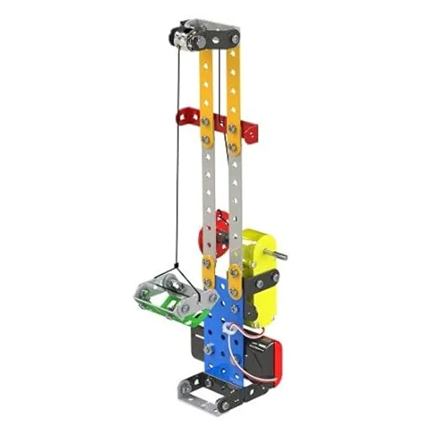 Multicolor_Metal_Educational_Robotics_Construction_Kit_For_Kids
