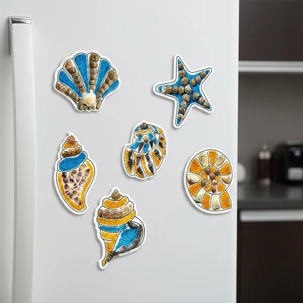 Toykraftt_Seashell_Sand_Art_Fridge_Magnet_Craft_Kit_Pack_Of_2