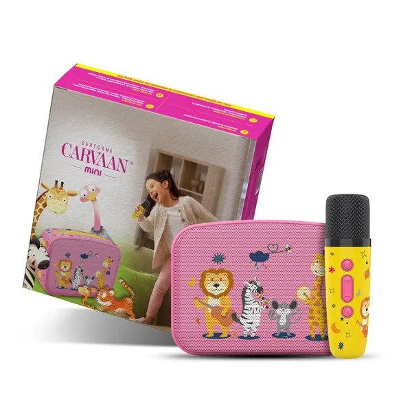 Saregama_Carvaan_Mini_Pink_Portable_Bluetooth_Speaker_With_Microphone