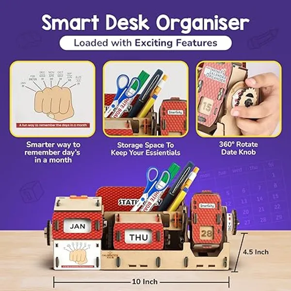 Smartivity_Wooden_Desktop_Organizer_With_Calendar_And_Storage_Compartments
