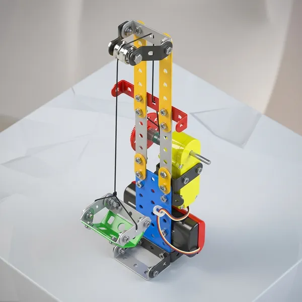 Multicolor_Metal_Educational_Robotics_Construction_Kit_For_Kids