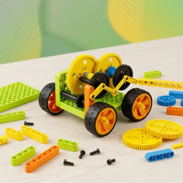 Diy_Blix_Gear_Box_Car_Building_Kit_For_Kids_With_Reverse_And_Gears