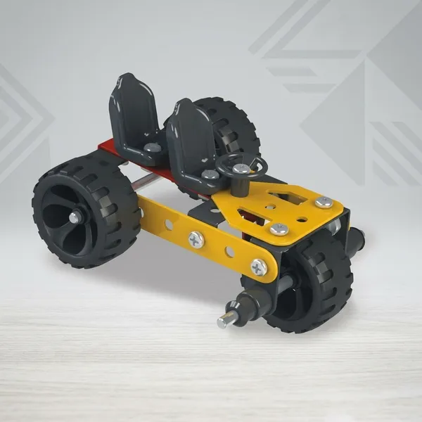 Construction_Toy_Vehicle_Kit_With_Wheels_And_Yellow_Chassis