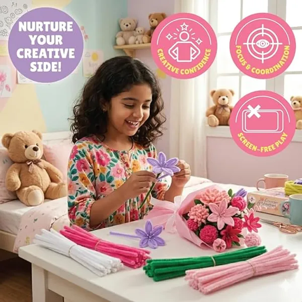 Kalakaram_Diy_Paper_Flower_Bouquet_Craft_Kit_For_Kids