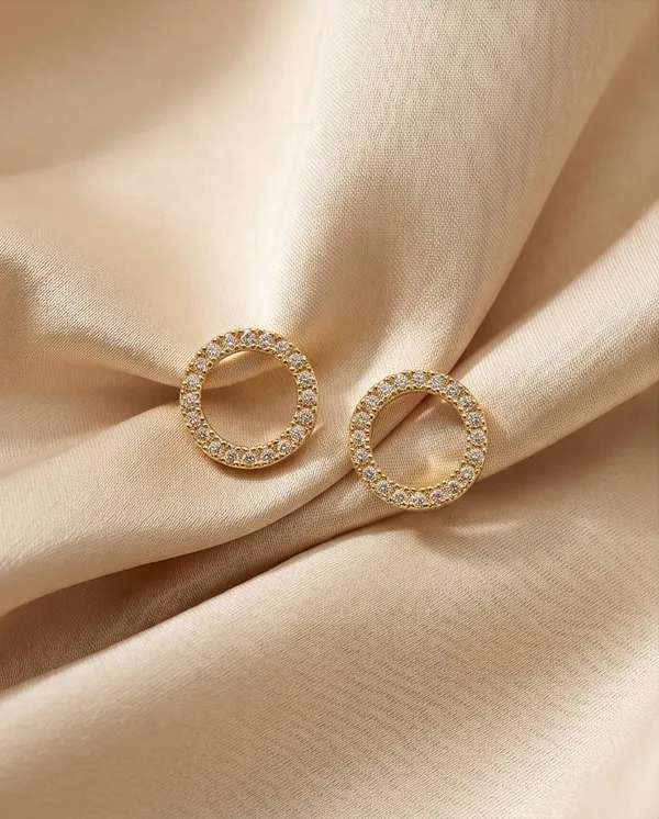 Gold_Plated_Crystal_Circle_Stud_Earrings_For_Women