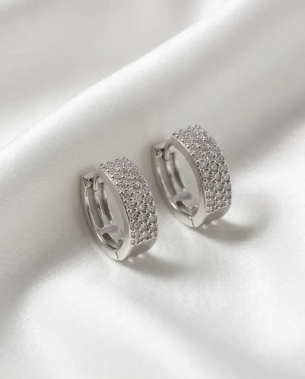 Silver_Plated_Cubic_Studded_Hoop_Earrings_For_Women