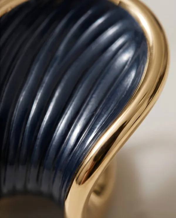 Elegant_Navy_blue_Teardrop_Wave_Earrings_For_Women