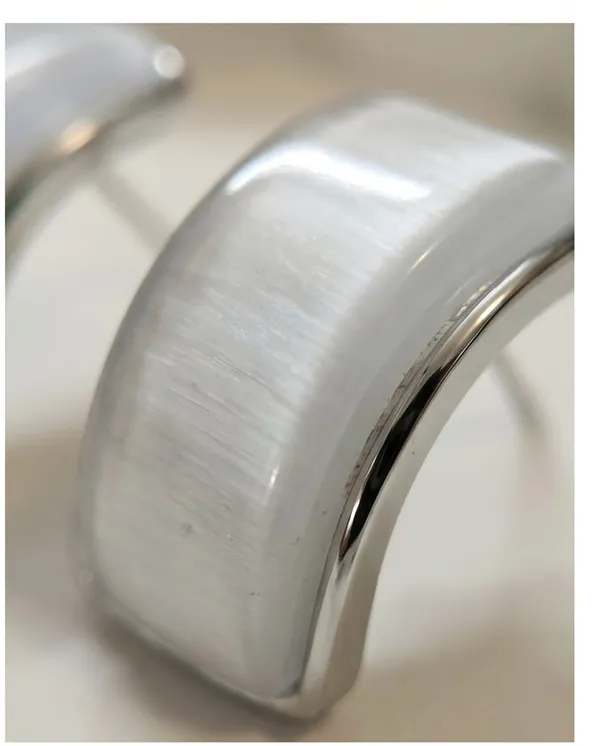 Minimalist_White_Cat's_Eye_Silver_Wide-Band_Studs