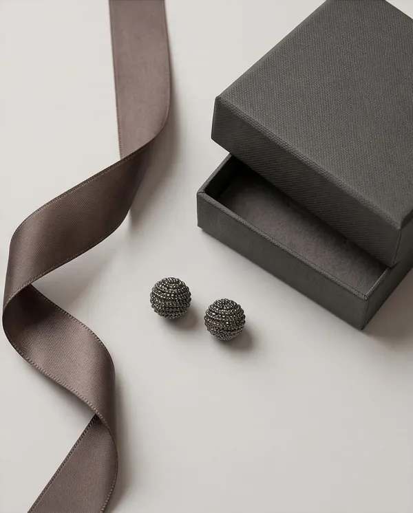 Oxidized_Silver_Textured_Round_Metal_Beads_Set_Of_2