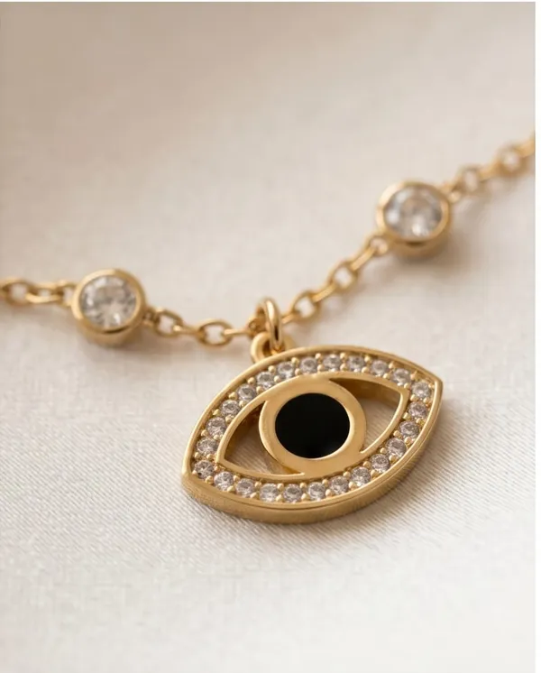 Gold_Plated_Evil_Eye_Pendant_Necklace_With_Bezel_Set_Stones