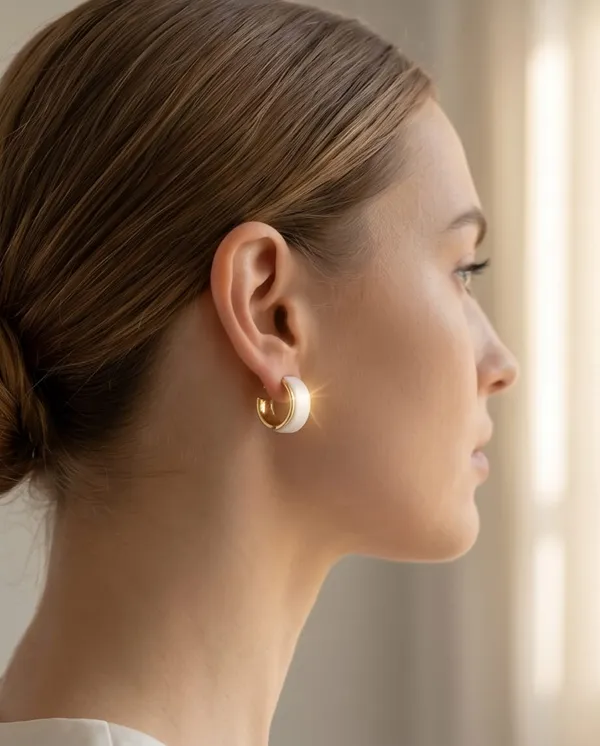 Minimalist_White_Cat's_Eye_Gold_Wide-Band_Studs