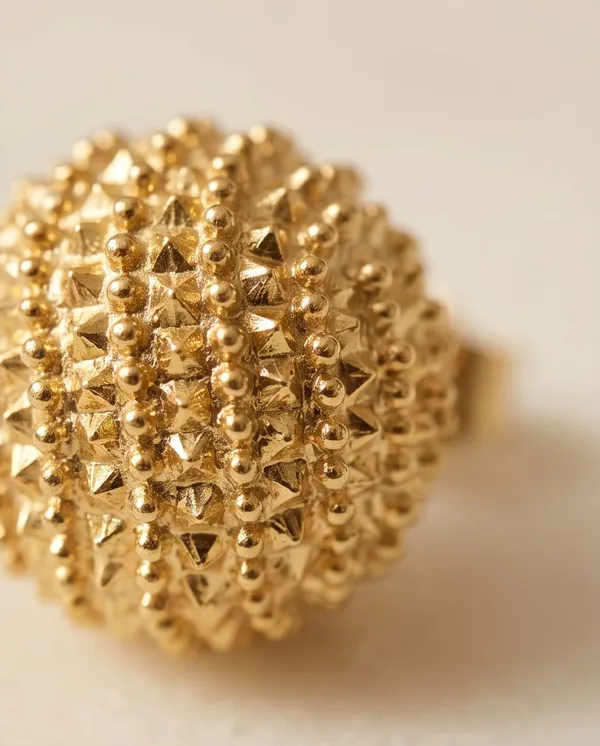 Gold_Plated_Round_Beaded_Stud_Earrings_For_Women