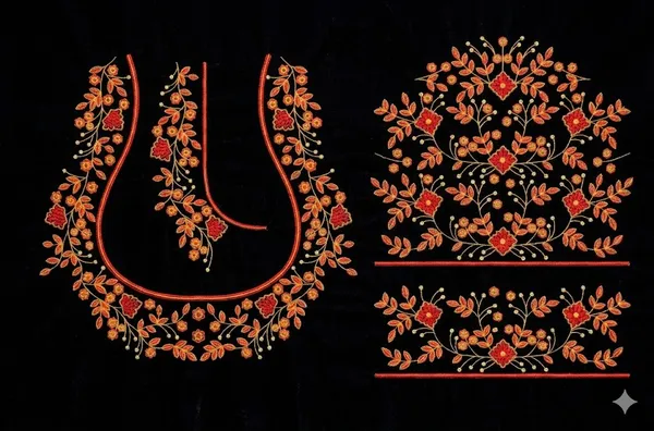 Floral_Pattern_Embroidered_Unstitched_Blouse_Fabric_for_Women