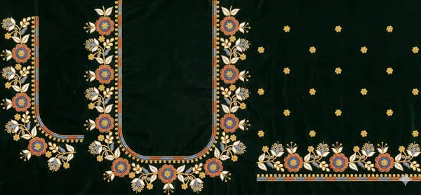 Black_Embroidered_Floral_Design_Unstitched_Blouse_for_Women