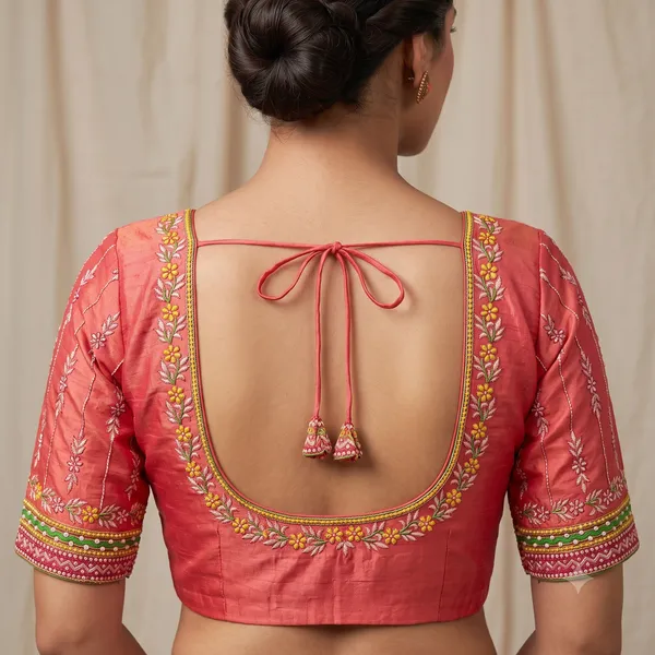 Pink_Embroidered_Design_unstitched_Blouse_for_Women