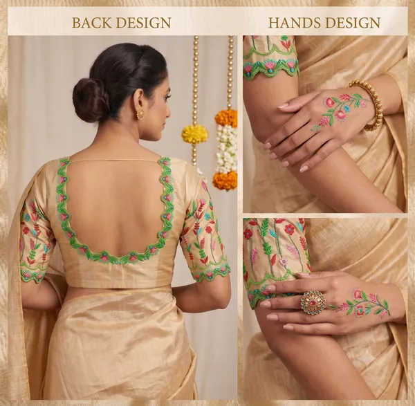 Beige_Pattu_Floral_Embroidered_unstitched_Blouse_For_Women