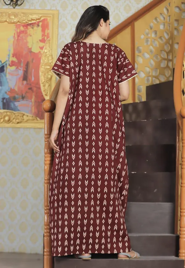 Mik_&_Misha_Womens_Cotton_Block_Print_Maxi_Nightgown