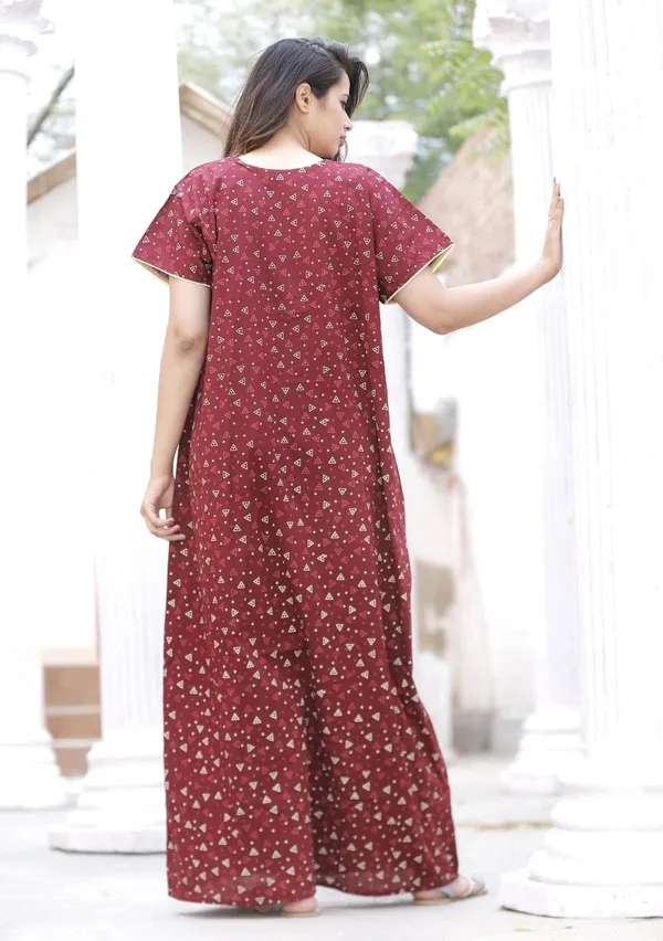 Mik_&_Misha_Womens_Cotton_Maxi_Nighty
