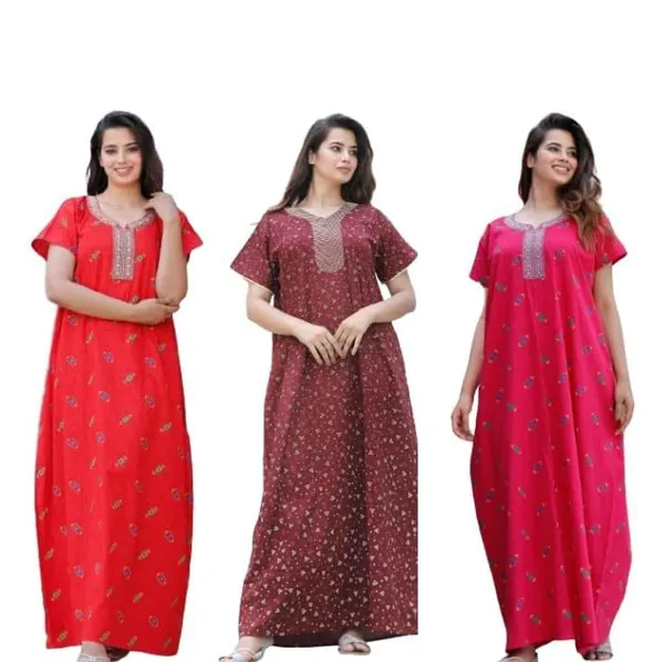 Mik_&_Misha_Womens_Cotton_Block_Print_Maxi_Nighty