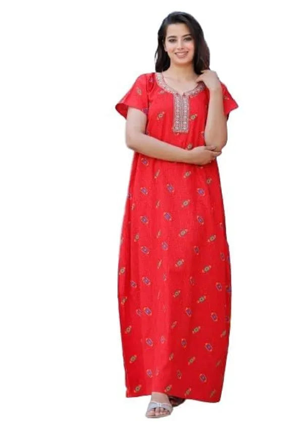 Mik_&_Misha_Womens_Cotton_Block_Print_Maxi_Nighty