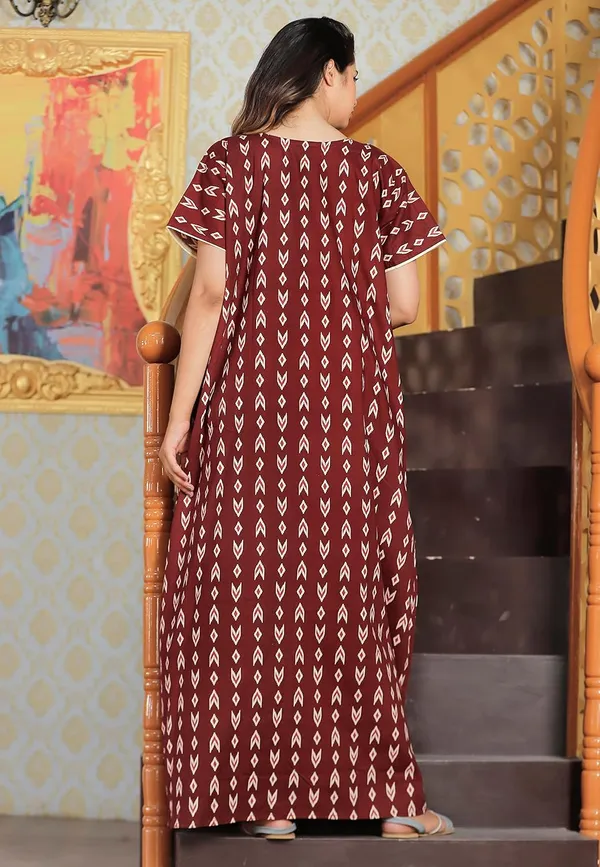 Mik_&_Misha_Womens_Cotton_Block_Print_Nighty