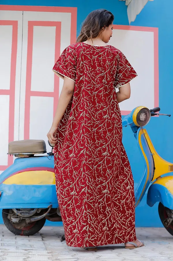 Mik_&_Misha_Womens_Cotton_Block_Print_Nighty