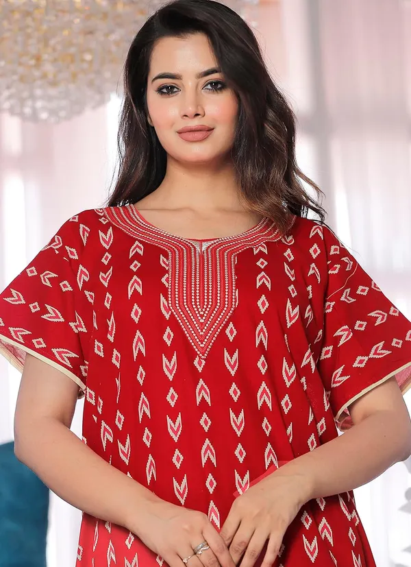 Mik_&_Misha_Womens_Cotton_Block_Print_Nighty