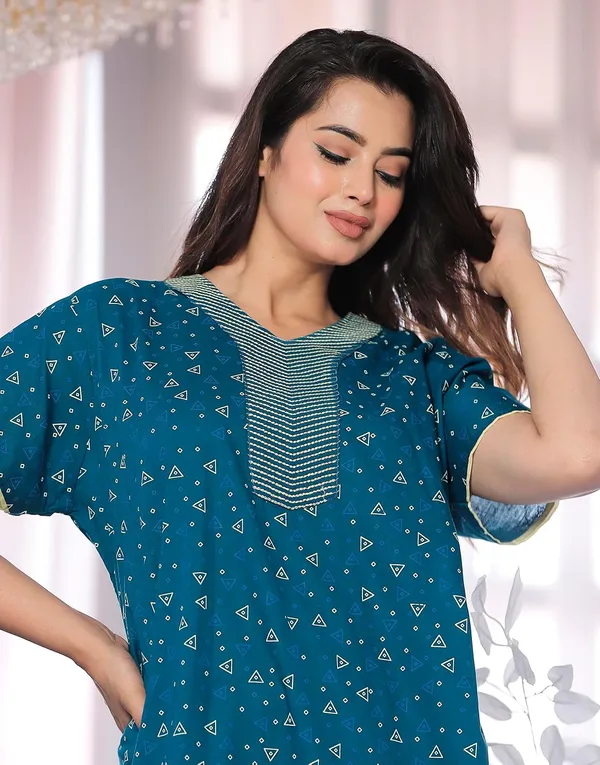 Mik_&_Misha_Womens_Cotton_Block_Print_Maxi_Nighty